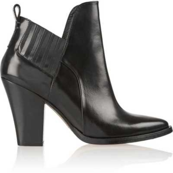 MAJE BLACK PATENT LEATHER SZ 40 / 10 - Picture 1 of 2